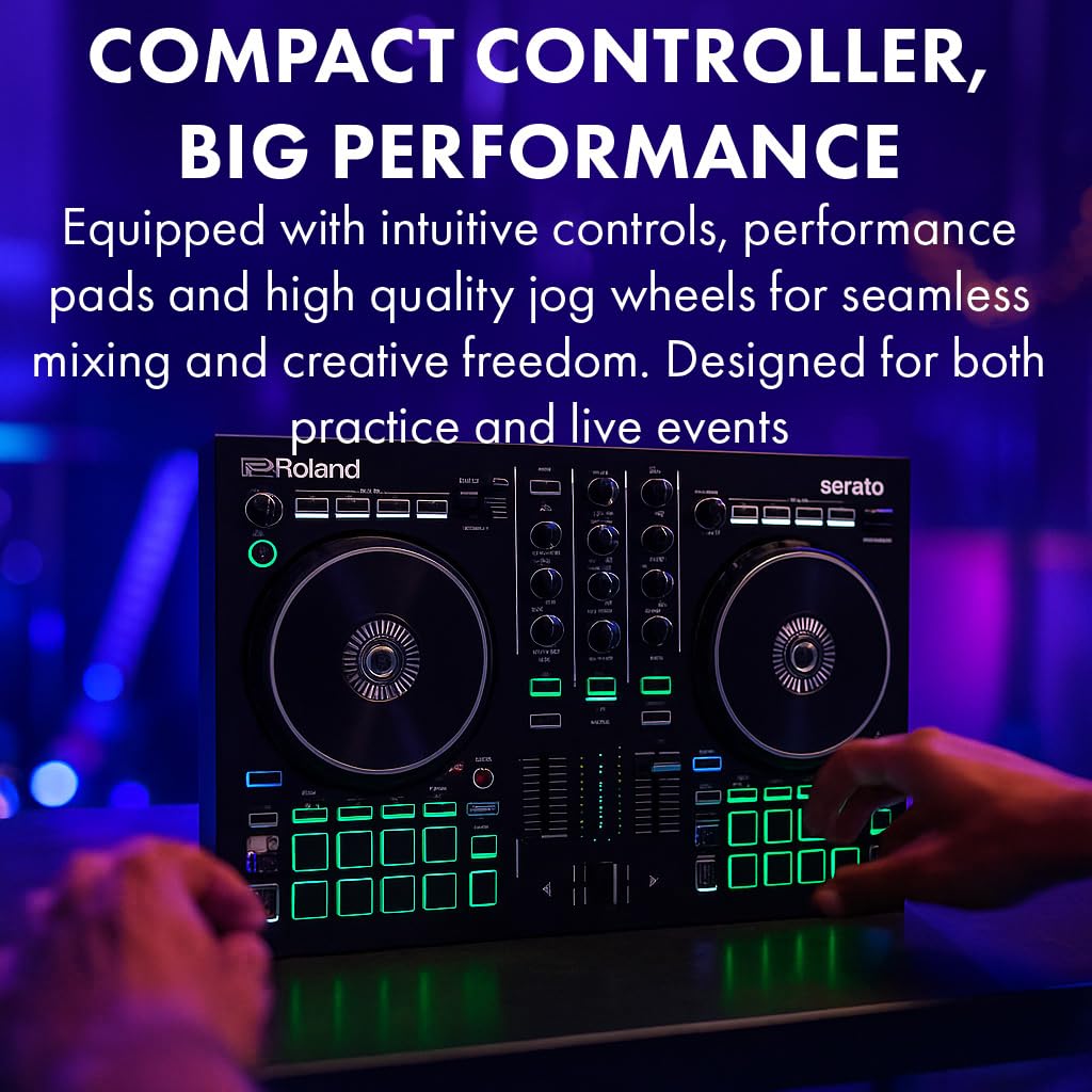 Roland DJ-202 DJ Controller w/ Case