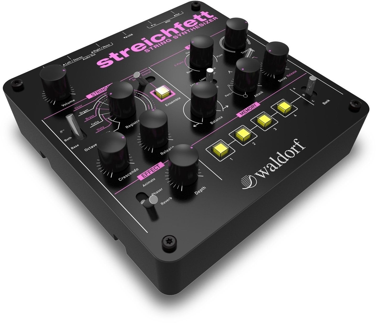 Waldorf Streichfett String Synthesizer w/ Headphones