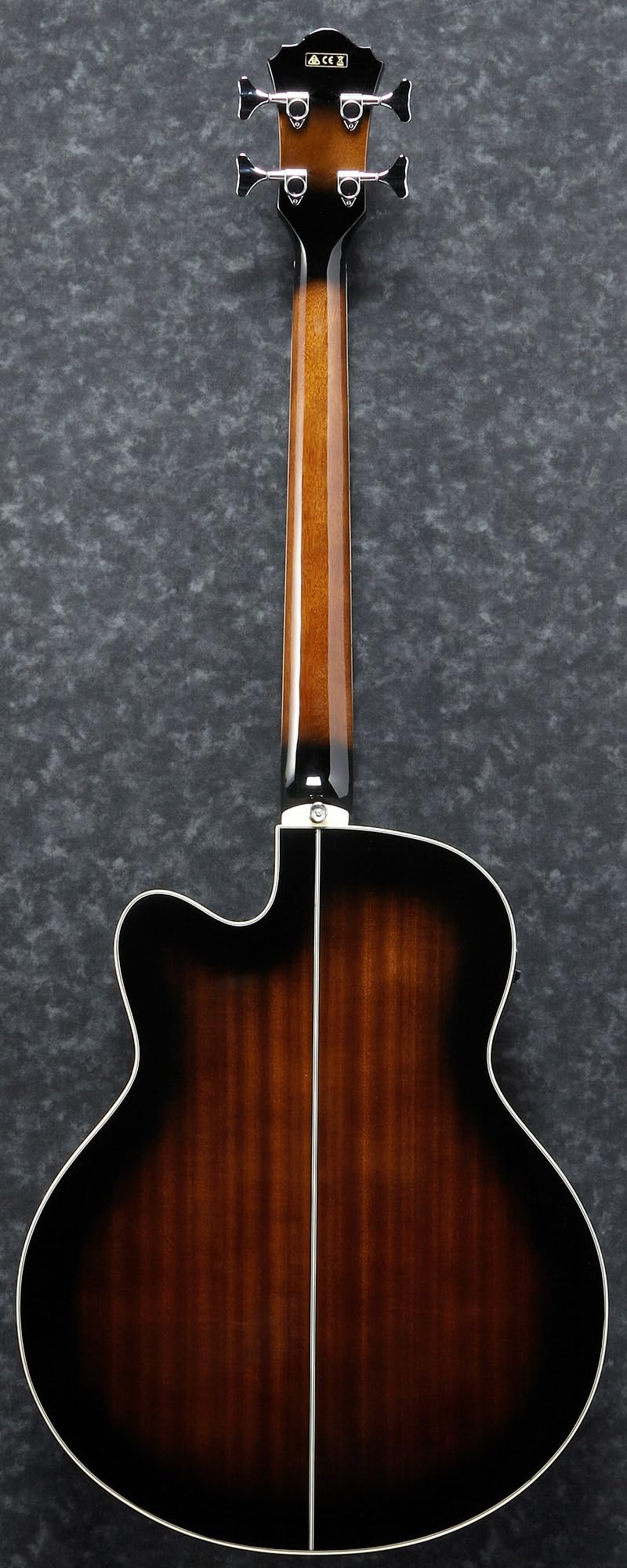 Ibanez AEB10E Acoustic-Electric Bass Guitar - Dark Violin Sunburst w/ Gig Bag