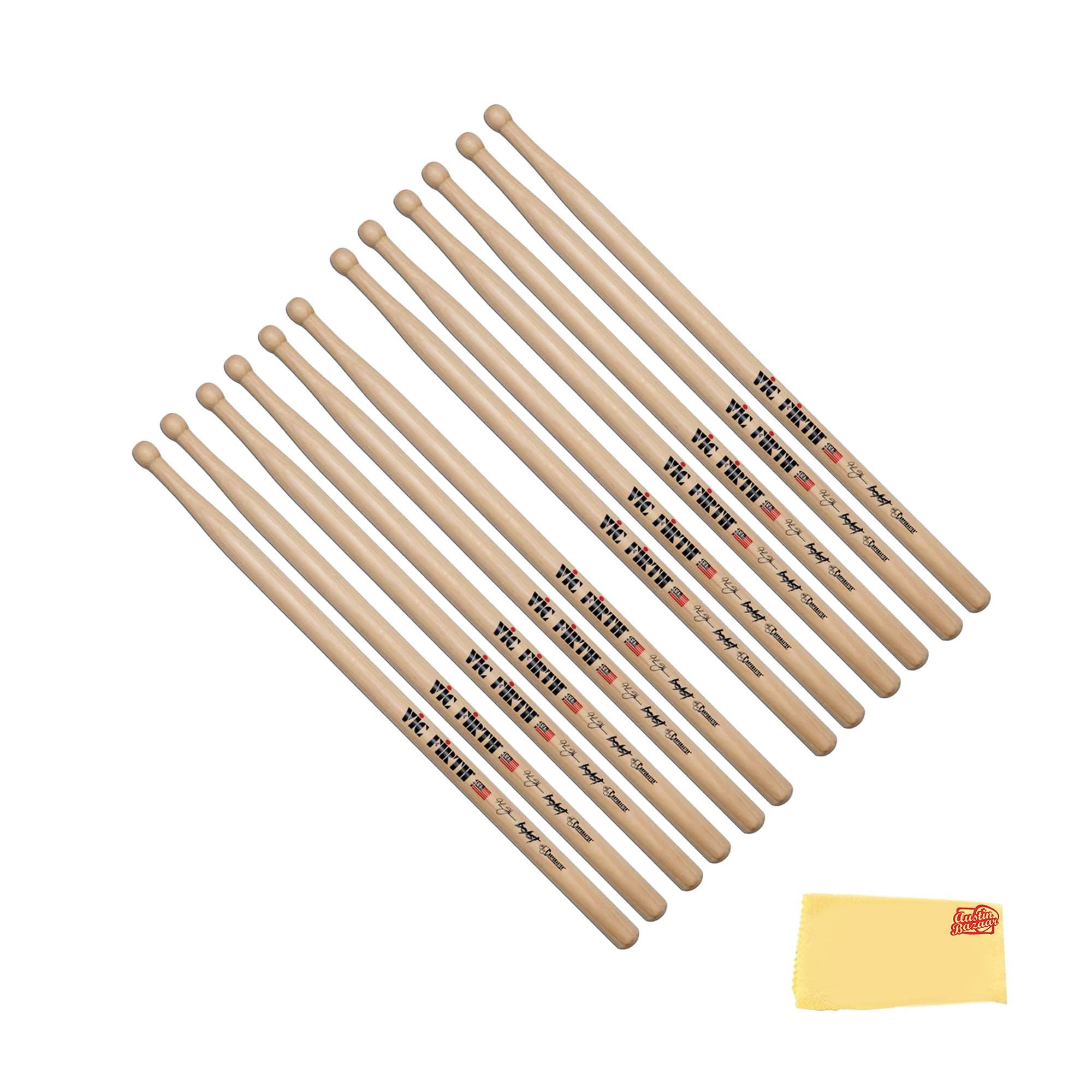 Vic Firth STH4 Corpsmaster Signature Snare Thom Hannum Beast Drumsticks - 6 Pack
