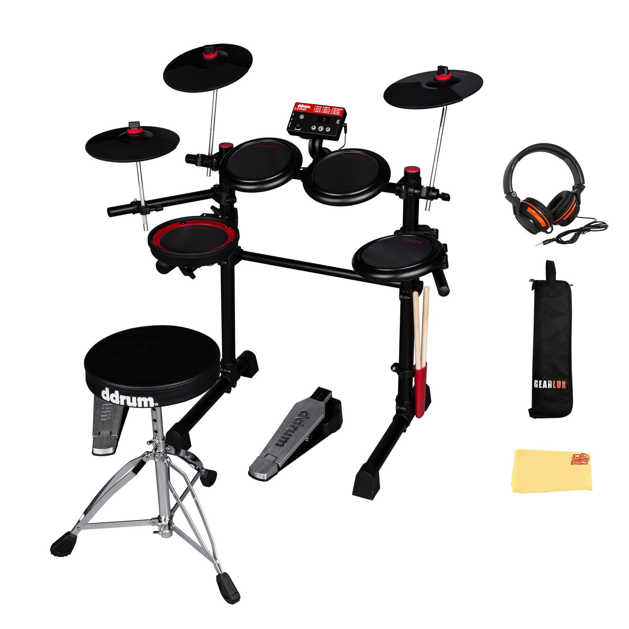 ddrum E-FLEX Complete Electronic Drum Set w/ Drum Throne