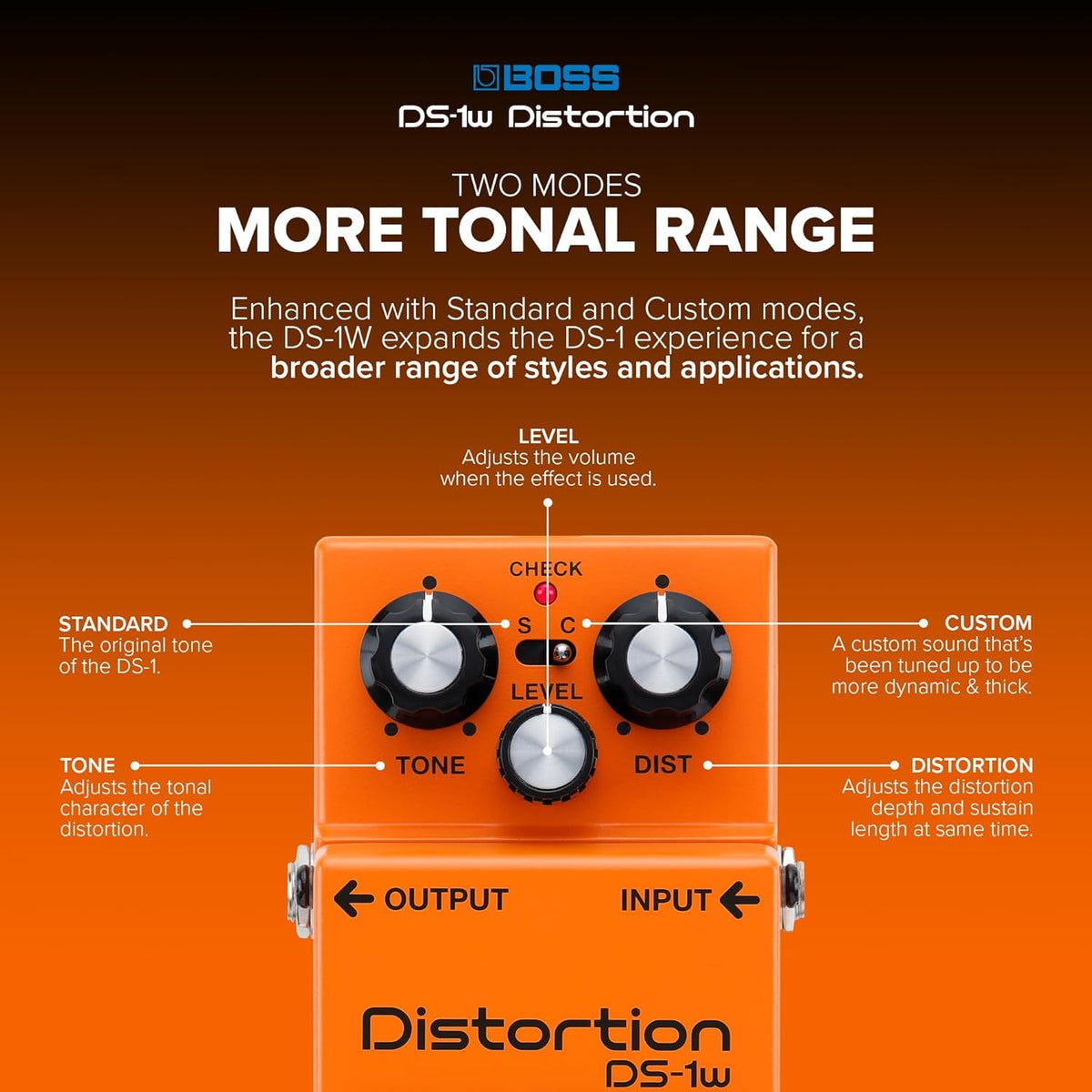 Boss DS-1W Waza Craft Distortion