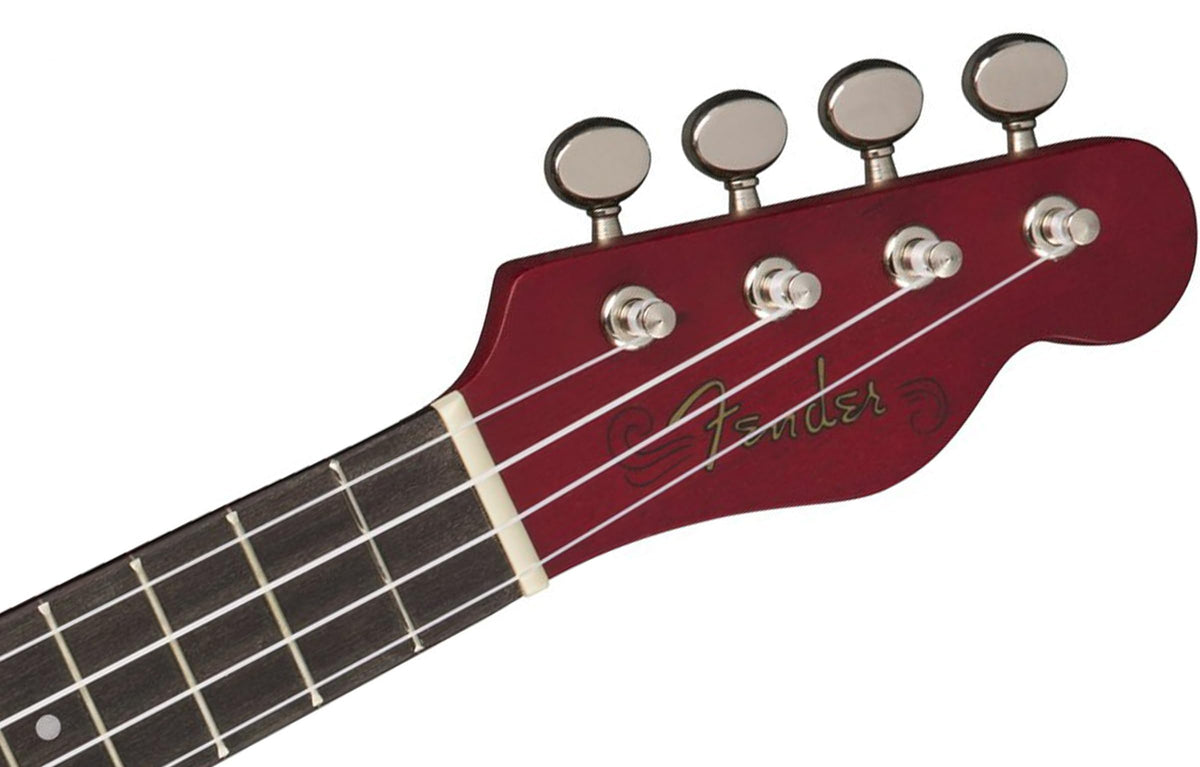 Fender Venice Soprano Ukulele - Cherry w/ Gig Bag