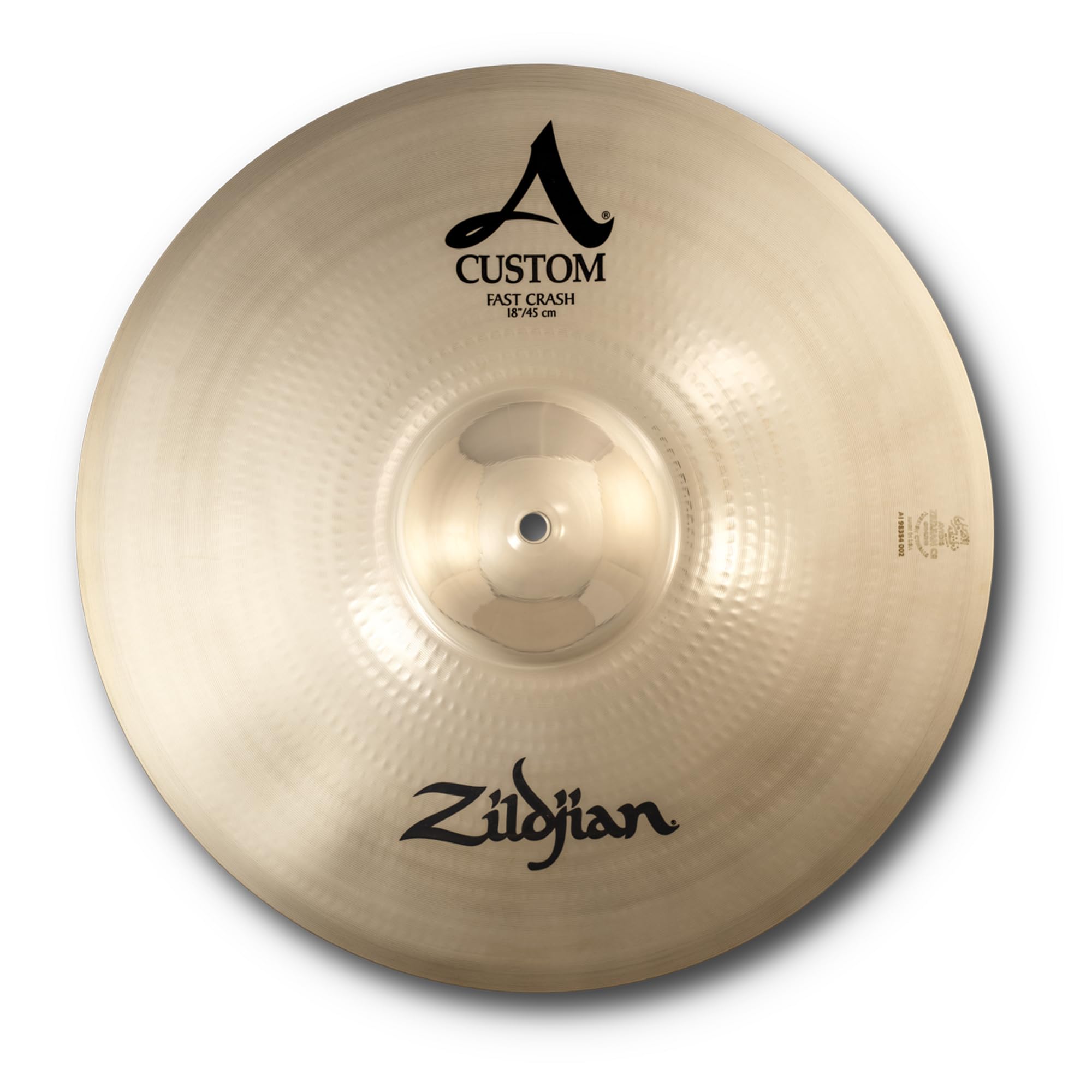 Zildjian A20534 18" A Custom Fast Crash Cymbal w/ Drumstick Bag