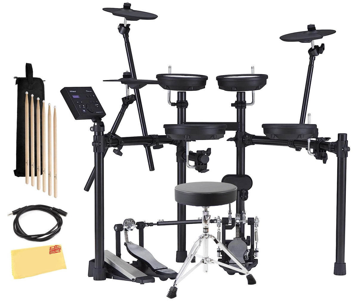 Roland TD-07DMK V-Drums Electronic Drum Set w/ Drum Throne