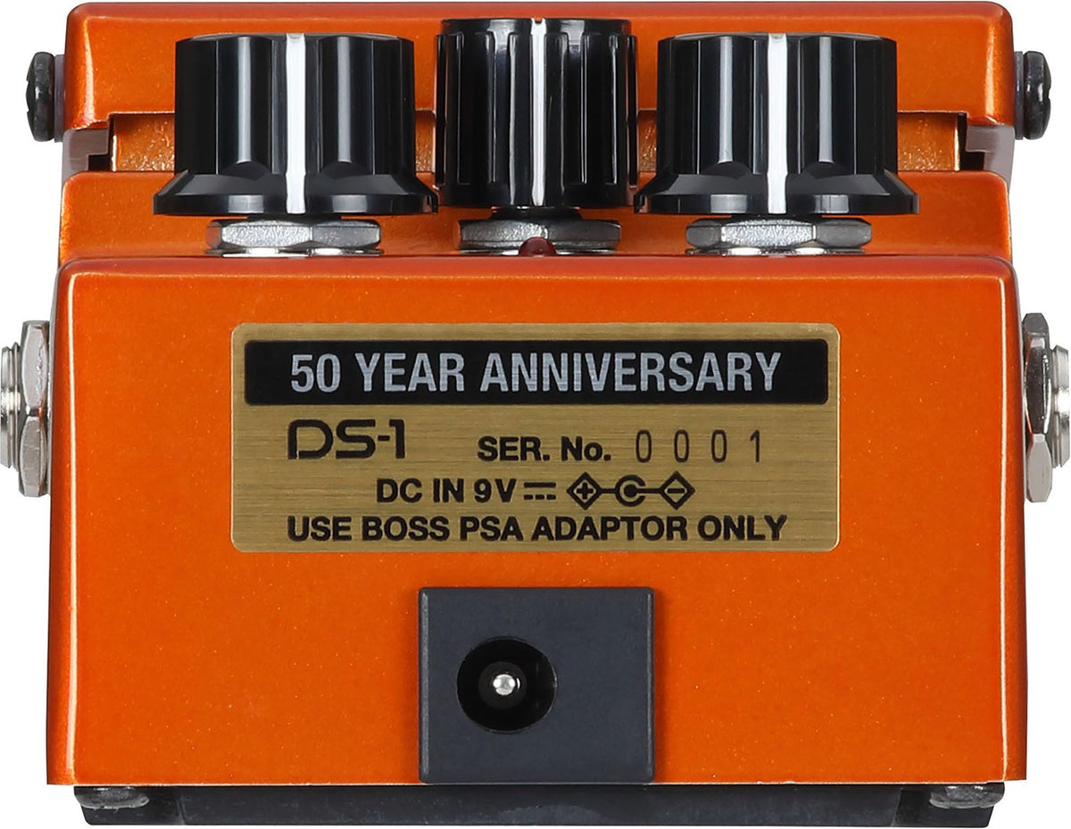 Boss DS-1 Distortion Limited Edition 50th Anniversary w/ Instrument Cable