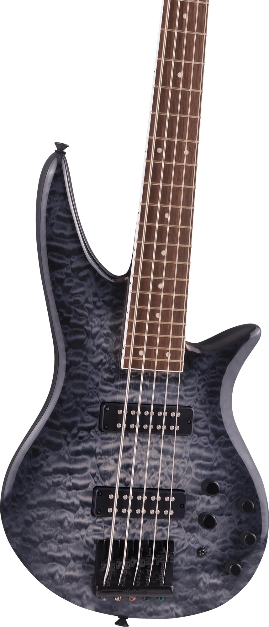 Jackson X Series SBXQ V 5-String Spectra Bass - Transparent Black Burst