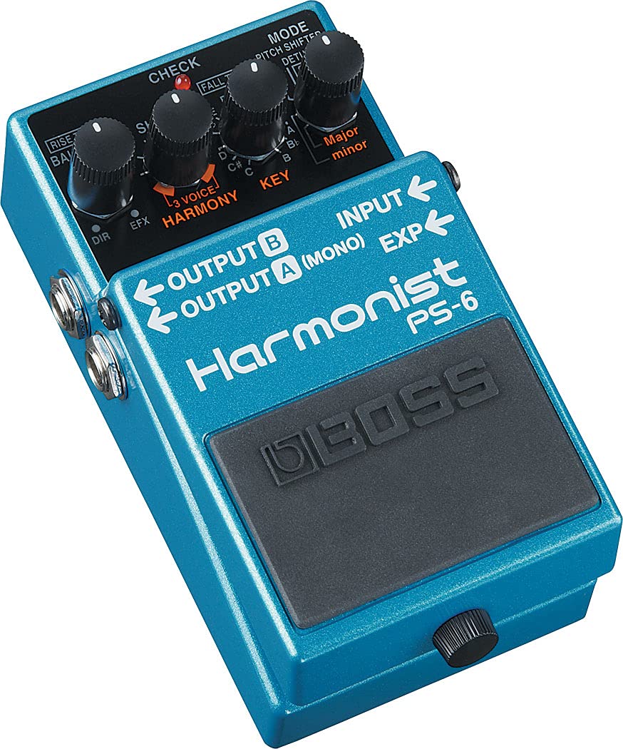 Boss PS-6 Harmonist w/ Instrument Cables