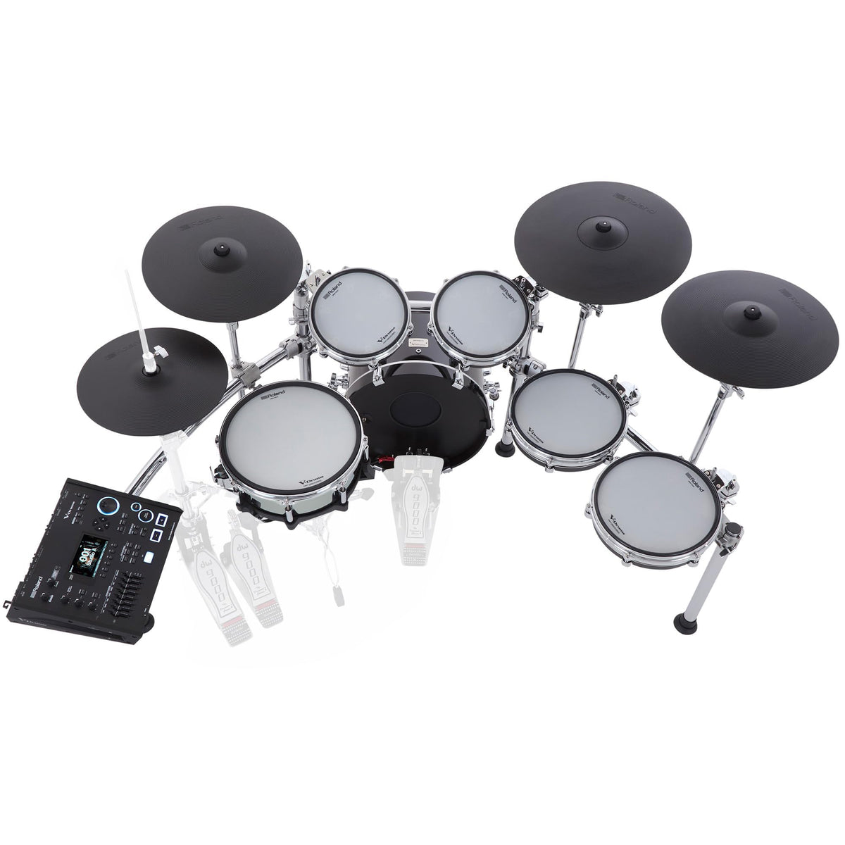Roland TD716 V-Drums Electronic Drum Set w/ Drum Throne