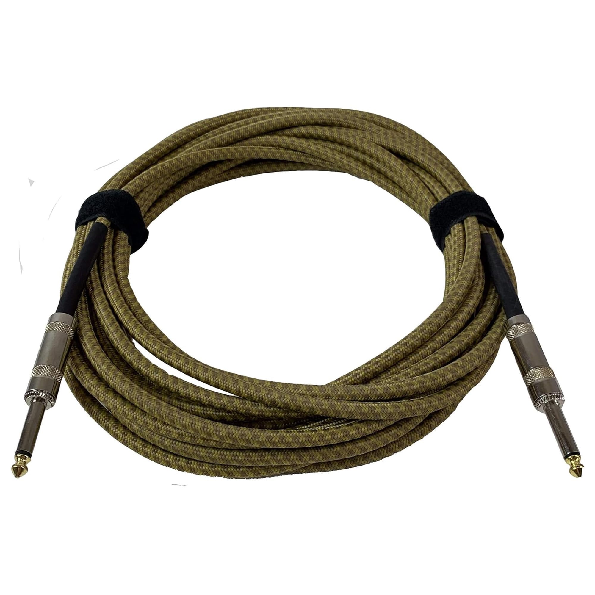 Gearlux Instrument Cable, 1/4 Inch, Straight-Straight, Tweed, 10 Foot