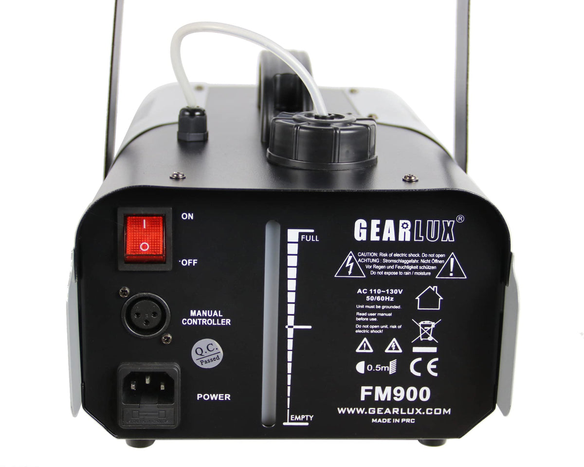 Gearlux 900-Watt Compact Fog Machine with Wire and Wireless Controls