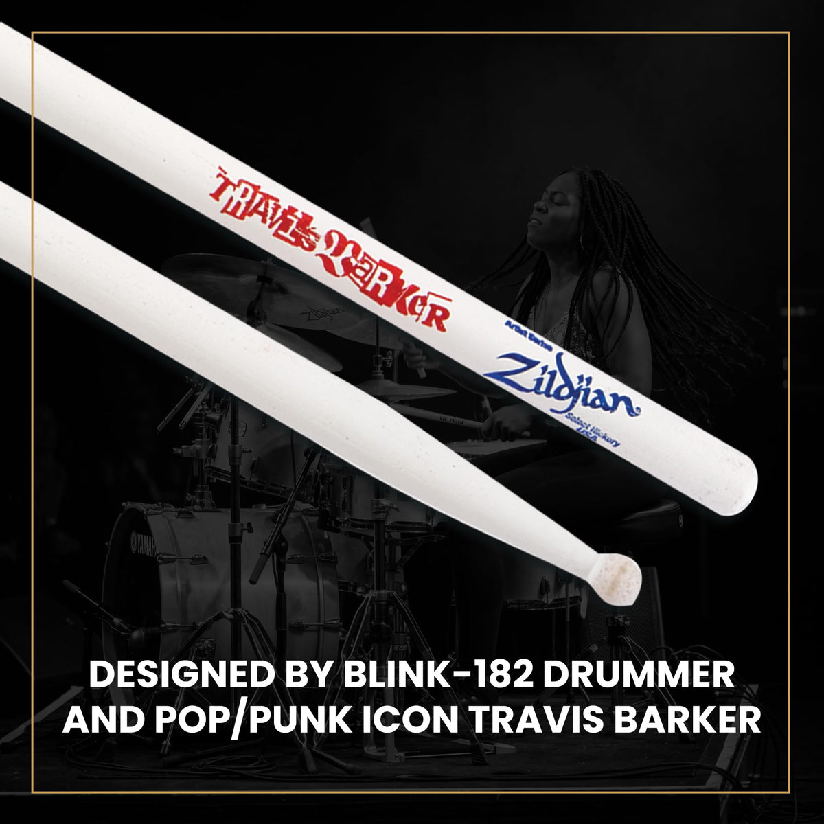 Zildjian ZASTB Travis Barker Artist Series Drumsticks