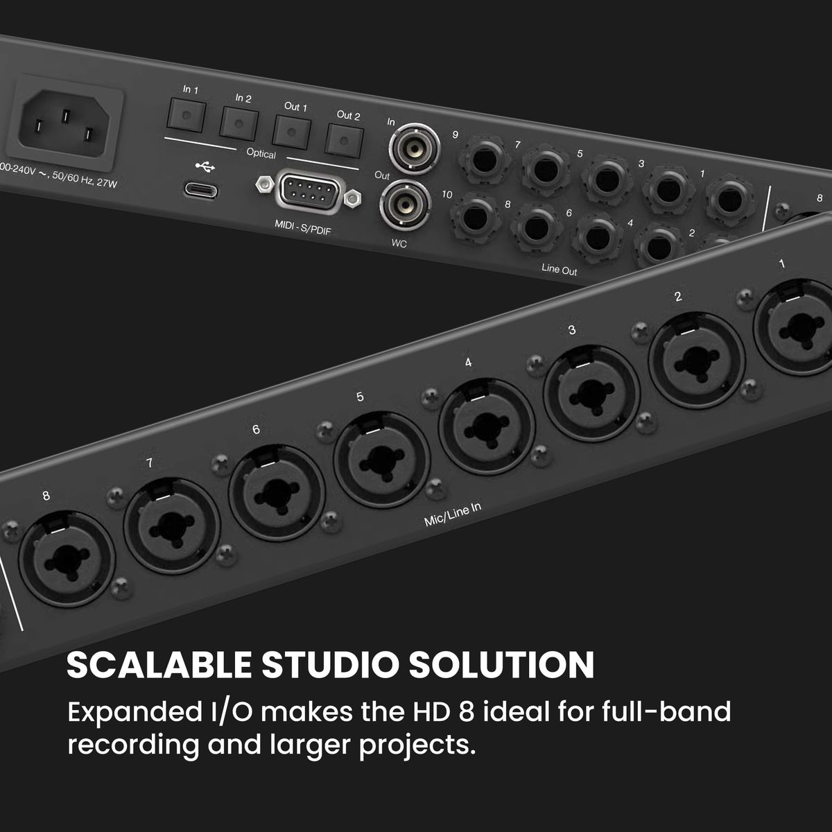 Fender Quantum HD 8 USB-C Audio Interface w/ Headphones