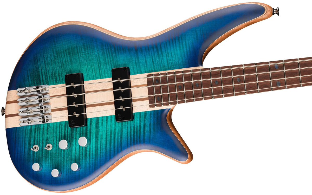 Jackson Pro Series Spectra Bass SBFM IV - Chlorine Burst w/ Instrument Cable