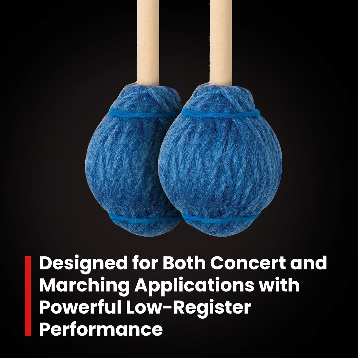 Vic Firth M261 Corpsmaster Ian Grom Keyboard Mallets - Medium Soft, Marimba