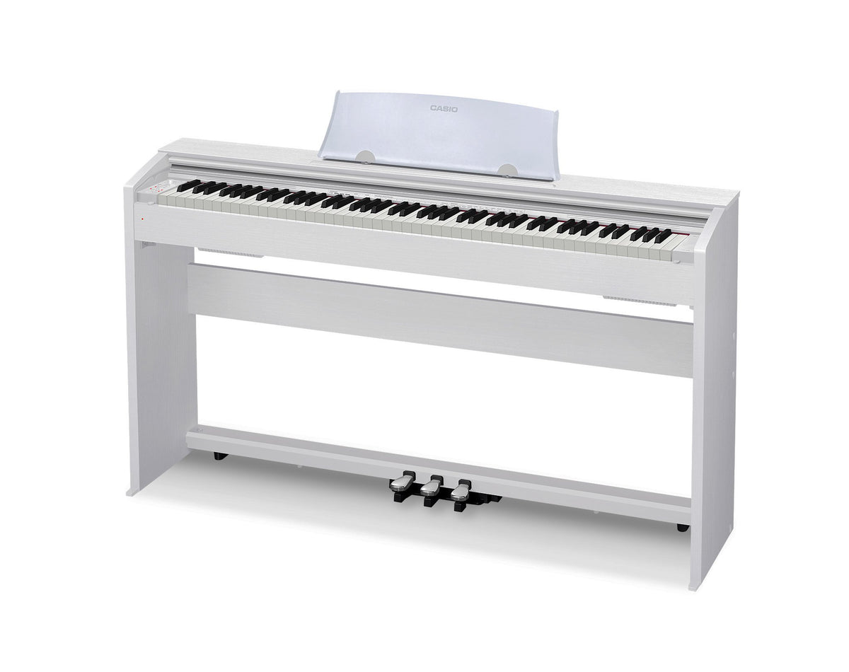 Casio PX-770 Privia Digital Piano - White w/ Adjustable Bench