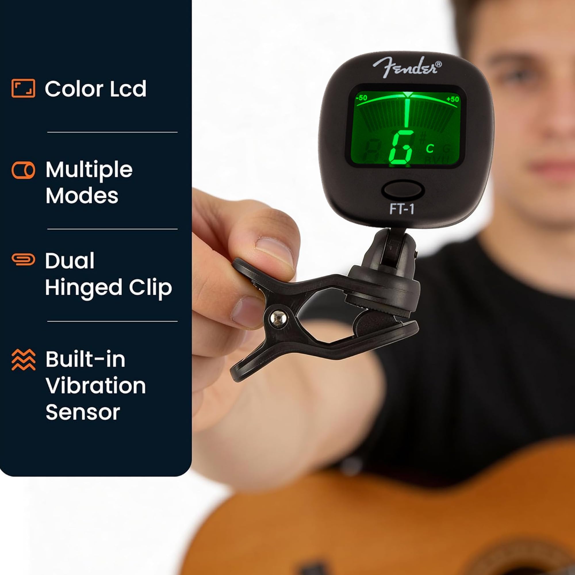 Fender FT-1 Professional Clip-On Chromatic Guitar Tuner