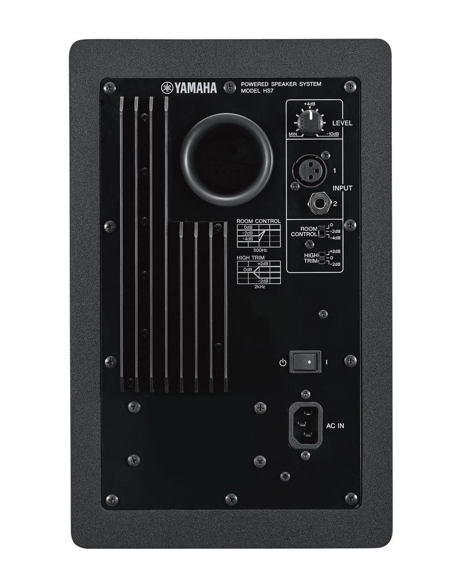 Yamaha HS7 7-Inch Powered Studio Monitor Pair w/ Stands