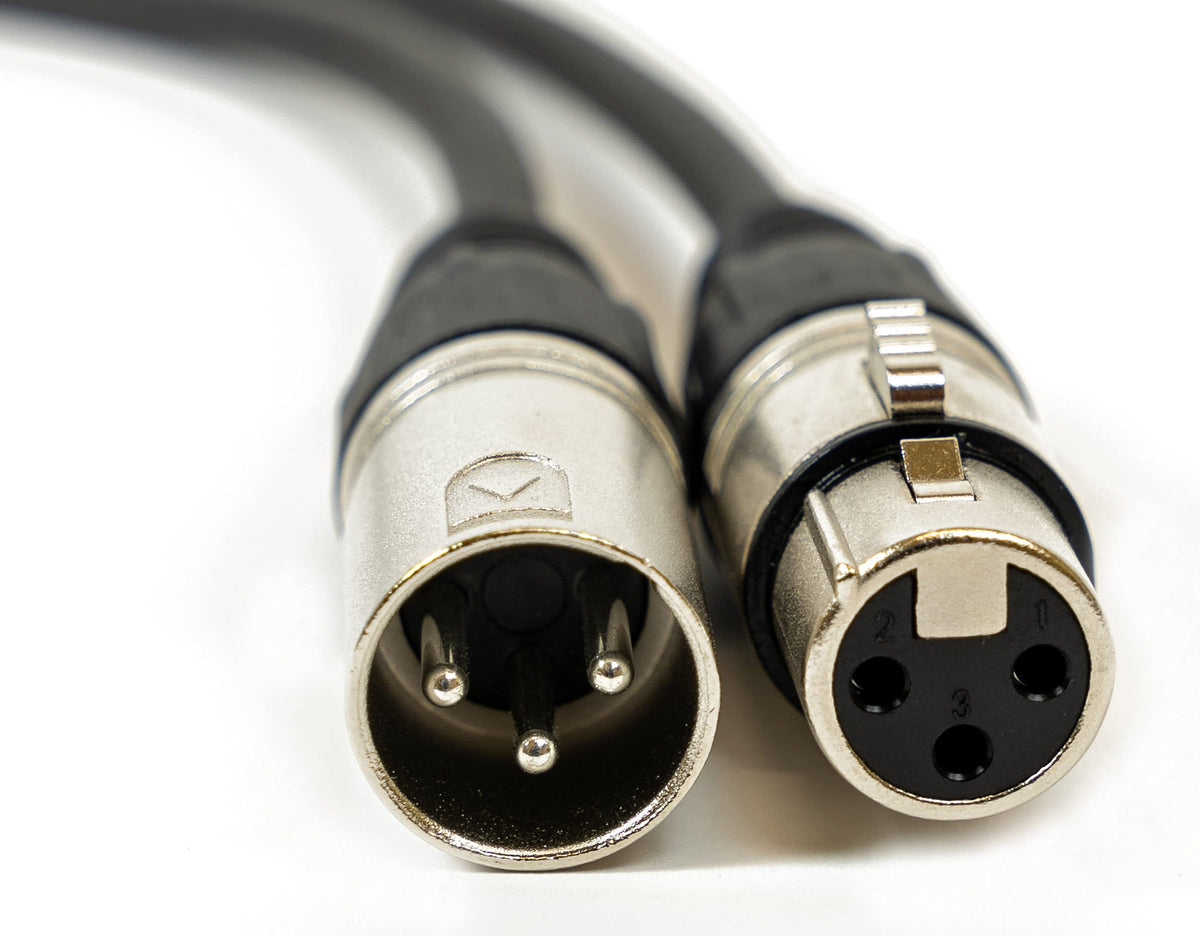 Gearlux 6.5-Foot 3-Pin Male-to-Female DMX Cable - 10 Pack