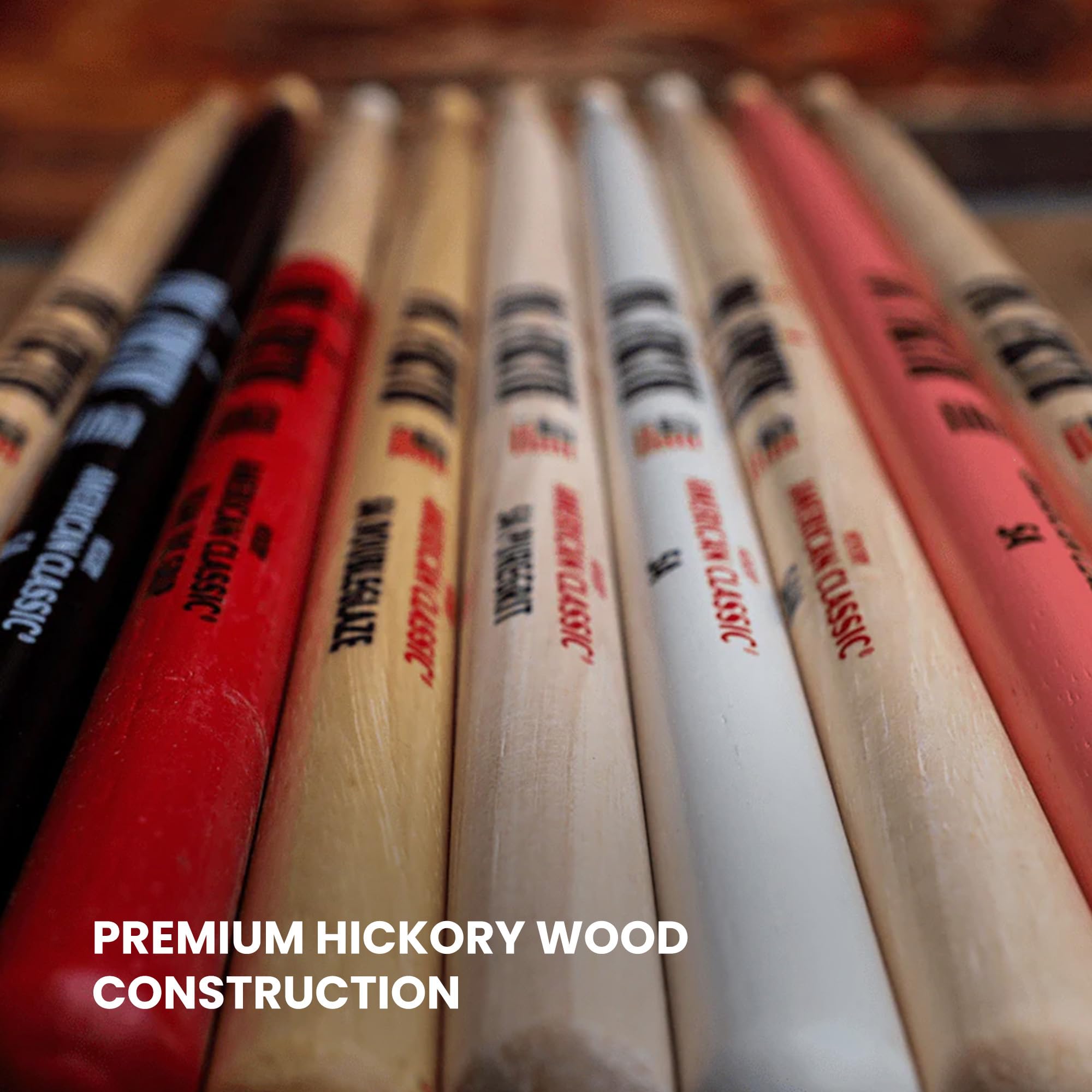 Vic Firth American Classic 5A Pink Drumsticks - 12 Pack