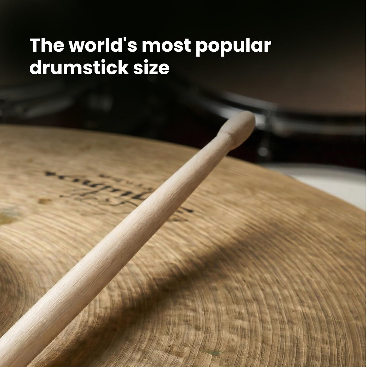 Zildjian 5A Maple Green DIP Drumsticks - 3-Pack Bundle with Austin Bazaar Polishing Cloth