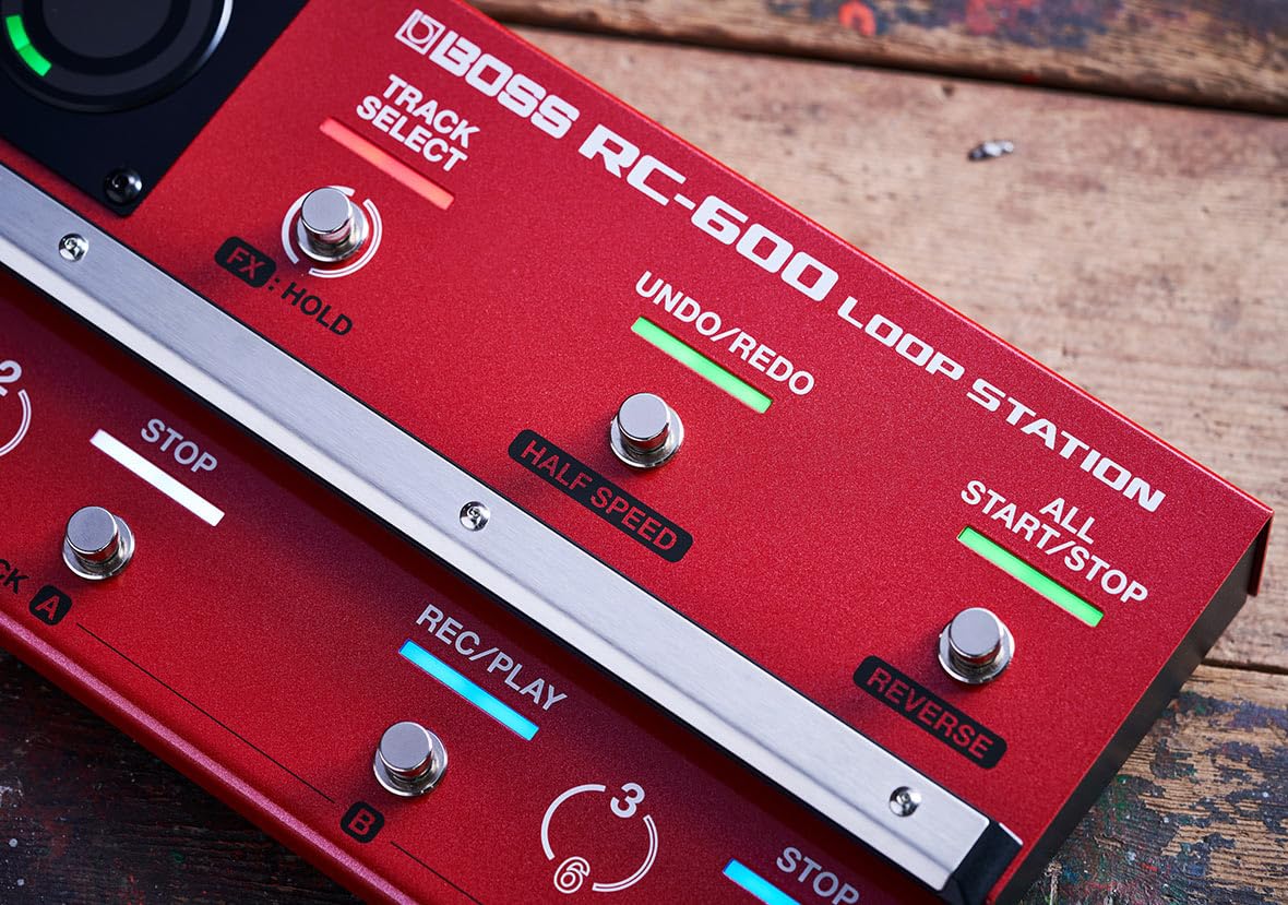 Boss RC-600 Loop Station w/ Instrument Cables