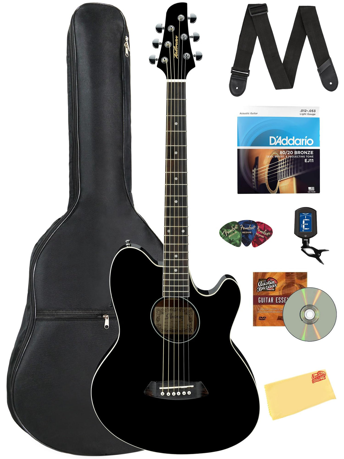 Ibanez TCY10E Talman Acoustic-Electric Guitar w/ Gig Bag
