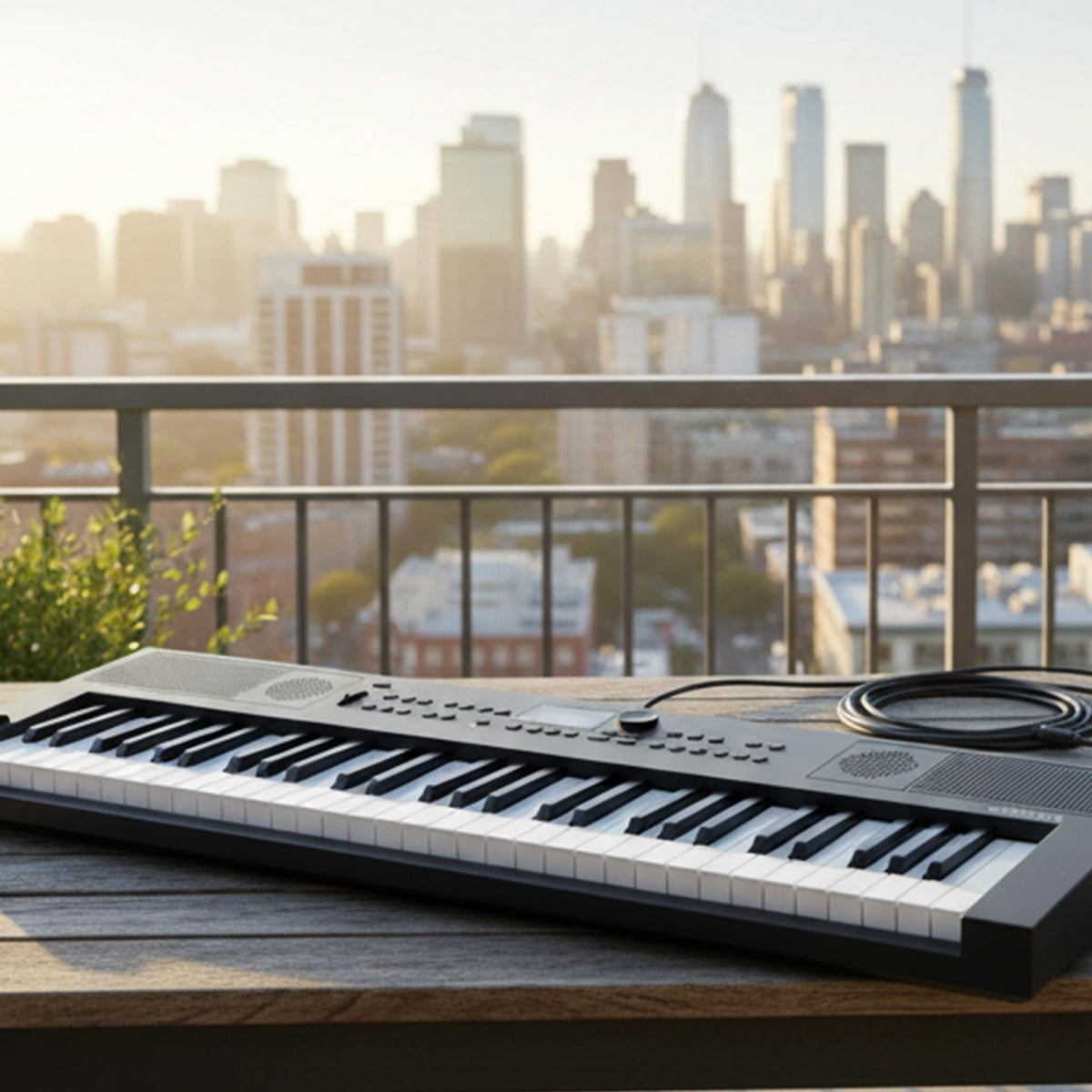 Roland GO:KEYS 5 Music Creation Keyboard - Graphite w/ Adjustable Bench