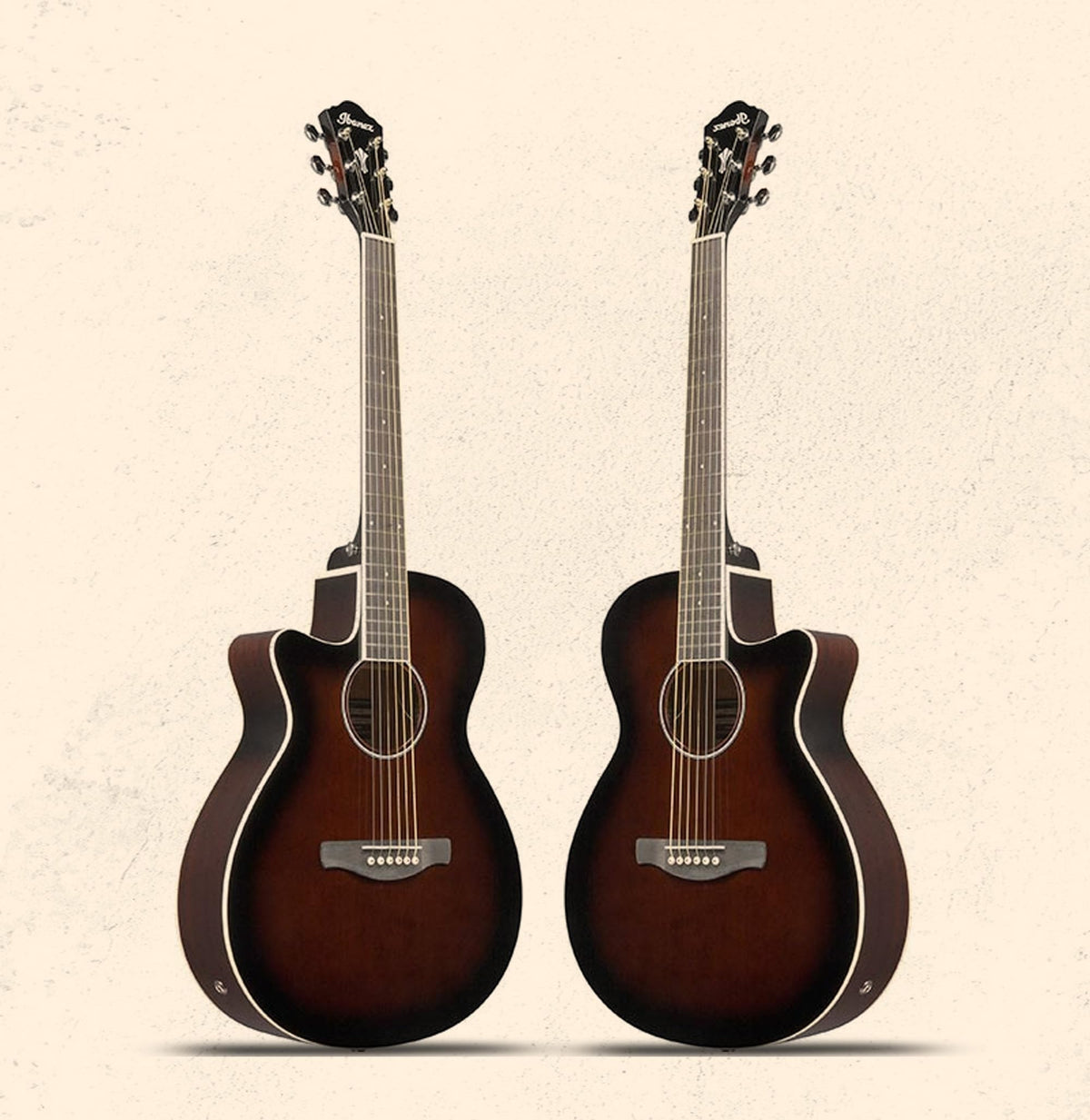 Ibanez AEG7L Acoustic-Electric Guitar Left-Handed - Dark Violin Sunburst w/ Case