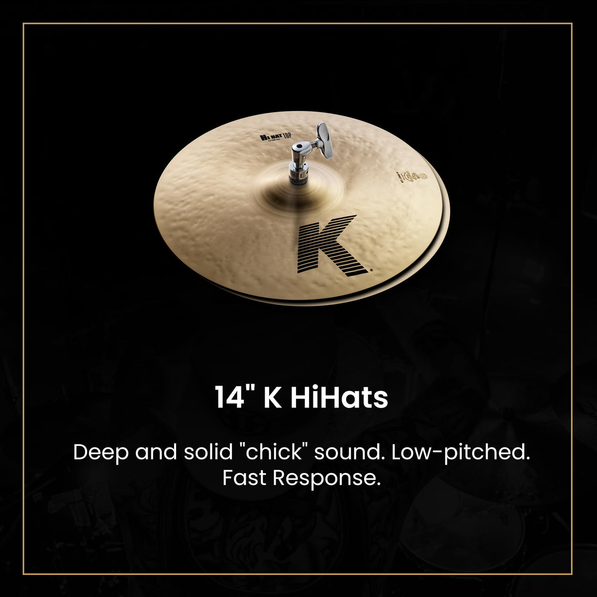 Zildjian K0800 K Cymbal Pack w/ Cymbal Bag