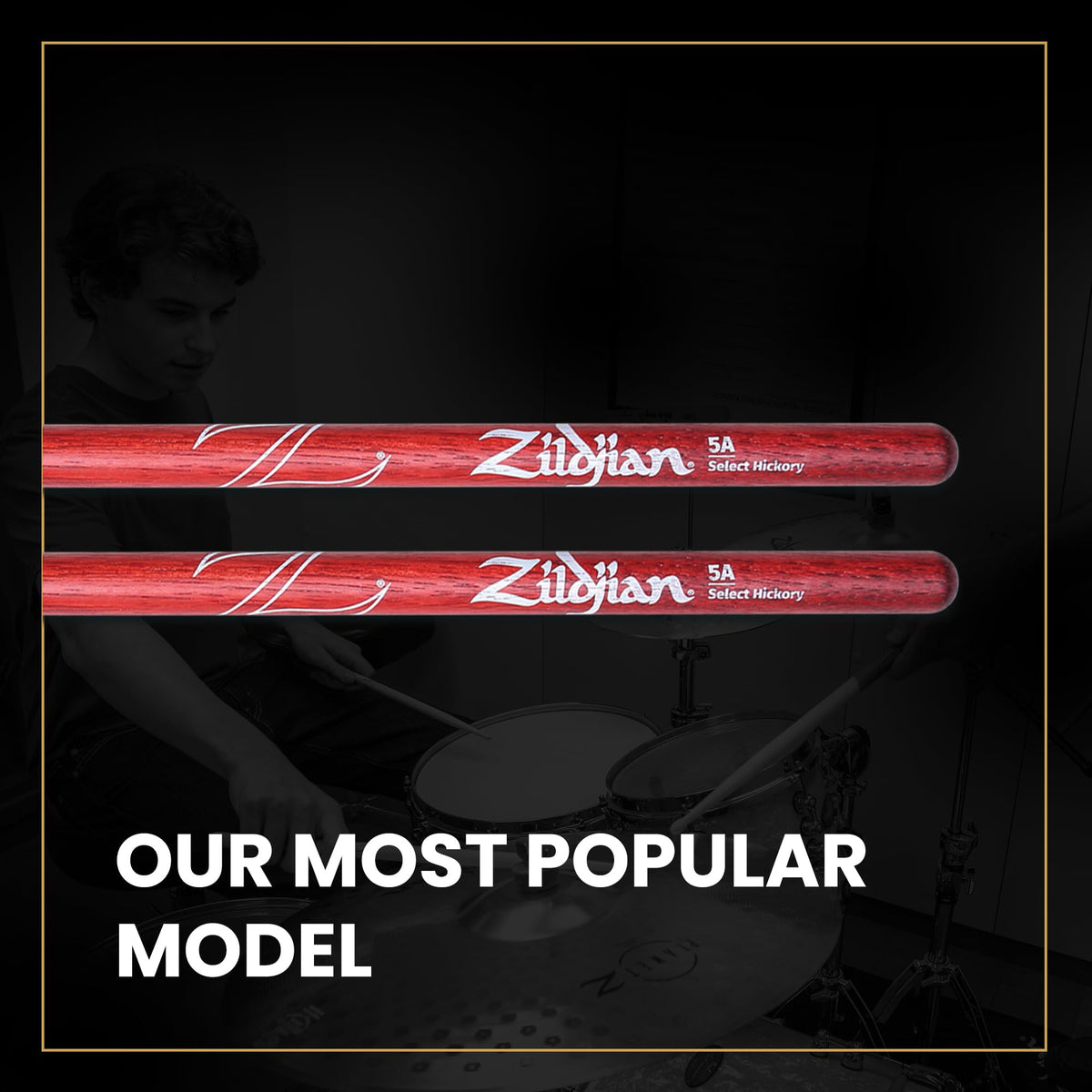 Zildjian 5A Red Drumsticks - 3 Pack