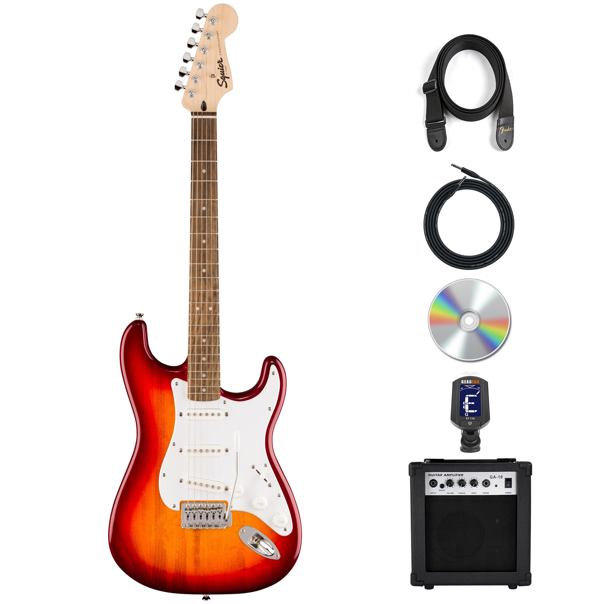 Fender Squier Sonic Stratocaster - Sienna Sunburst w/ Amplifier