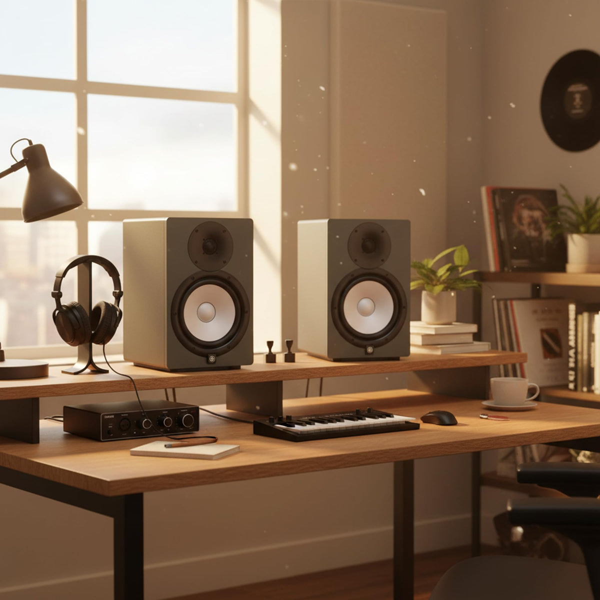 Yamaha HS8 Studio Monitor Powered Speaker Pair - Slate Grey