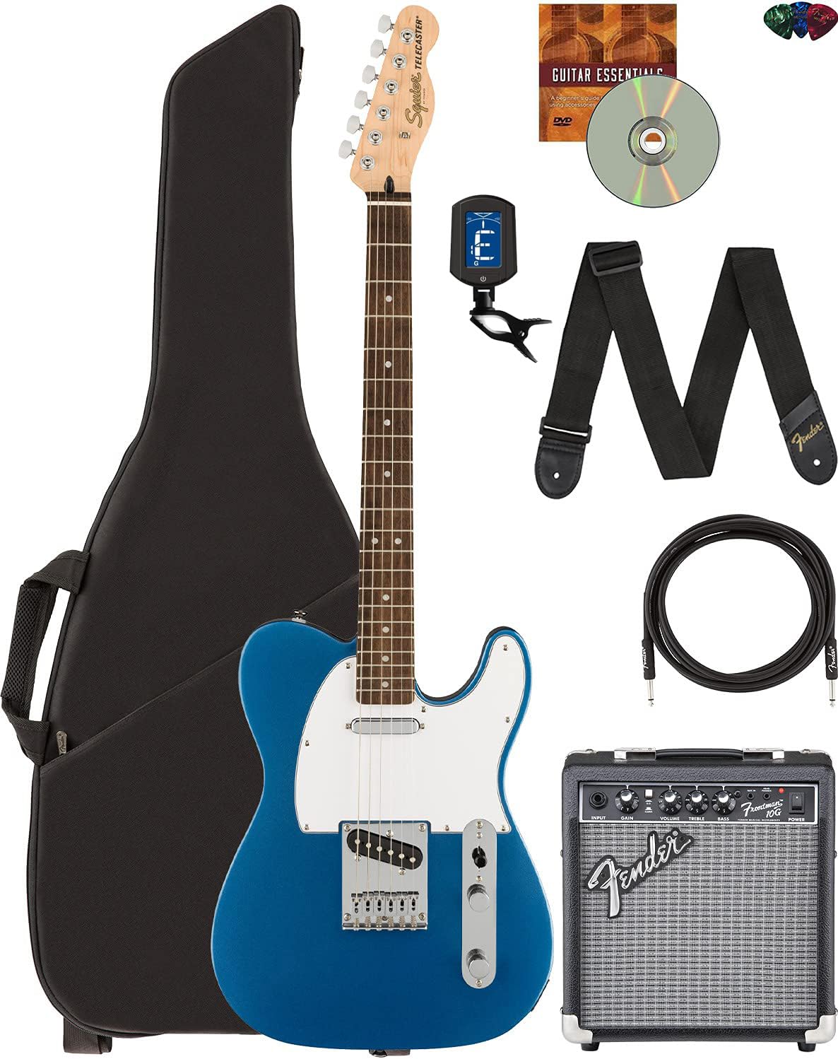 Fender Squier Affinity Telecaster - Lake Placid Blue w/ Frontman 10G Amplifier