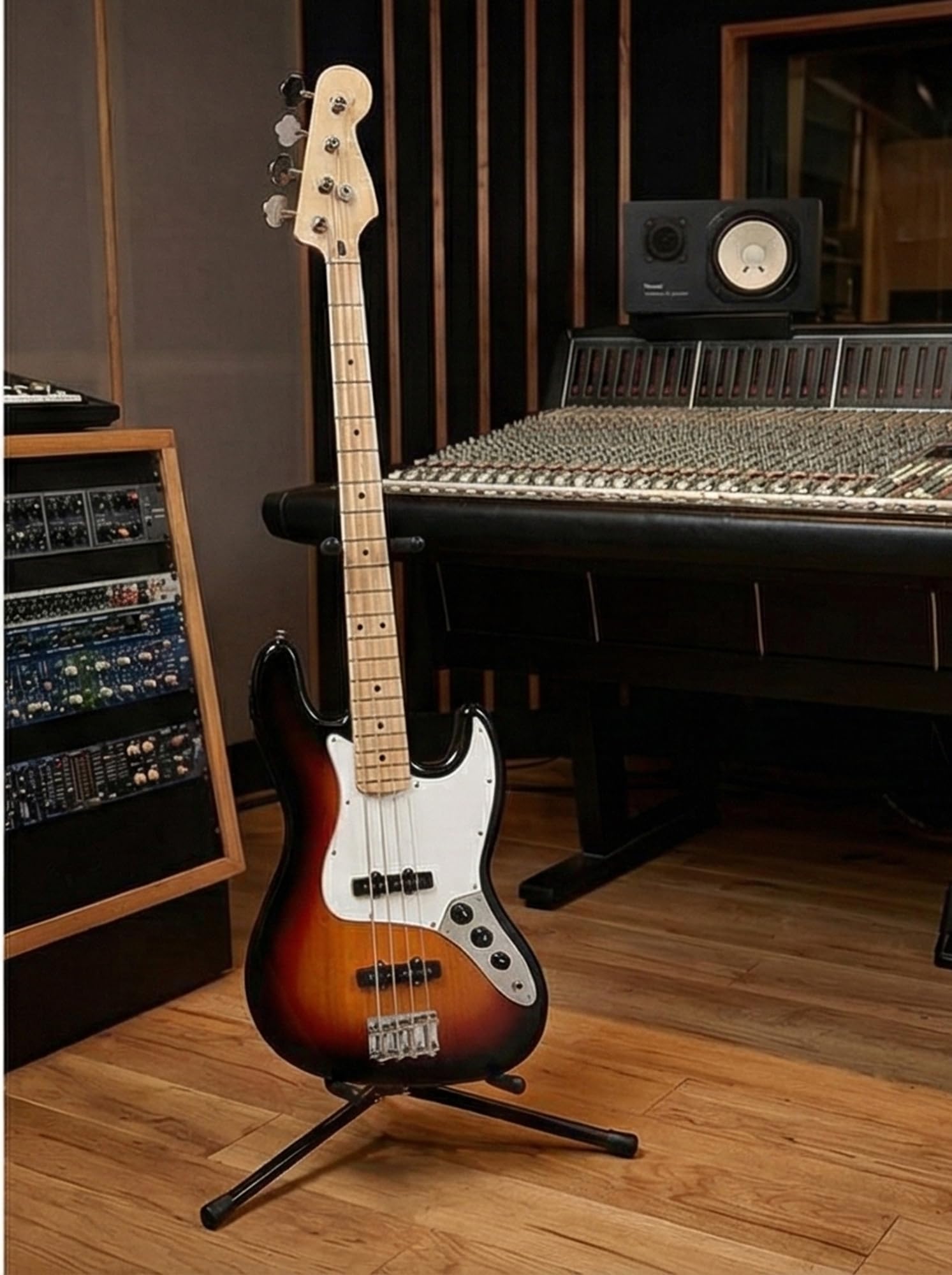 Fender Squier Affinity Jaguar Bass H - Black w/ Rumble 15 Amplifier