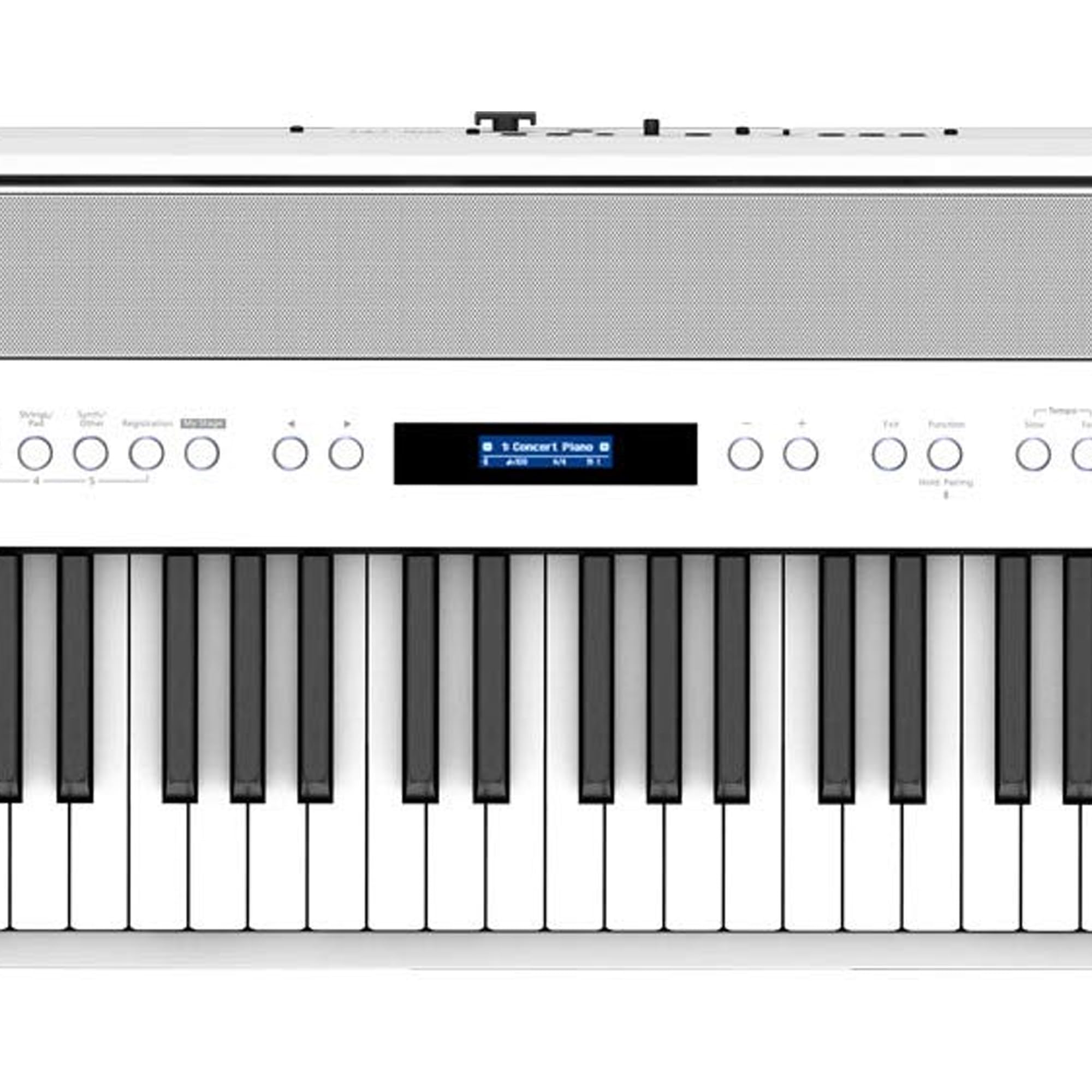 Roland FP-60X Digital Piano - White w/ Adjustable Stand