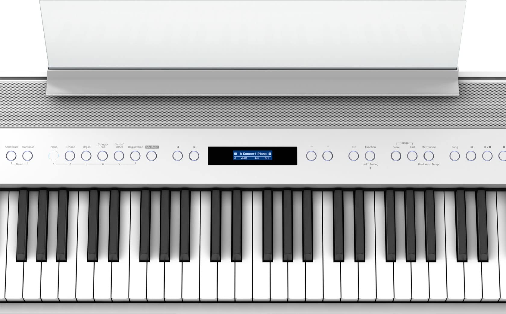Roland FP-60X Digital Piano - White w/ Roland KSC-70 Stand
