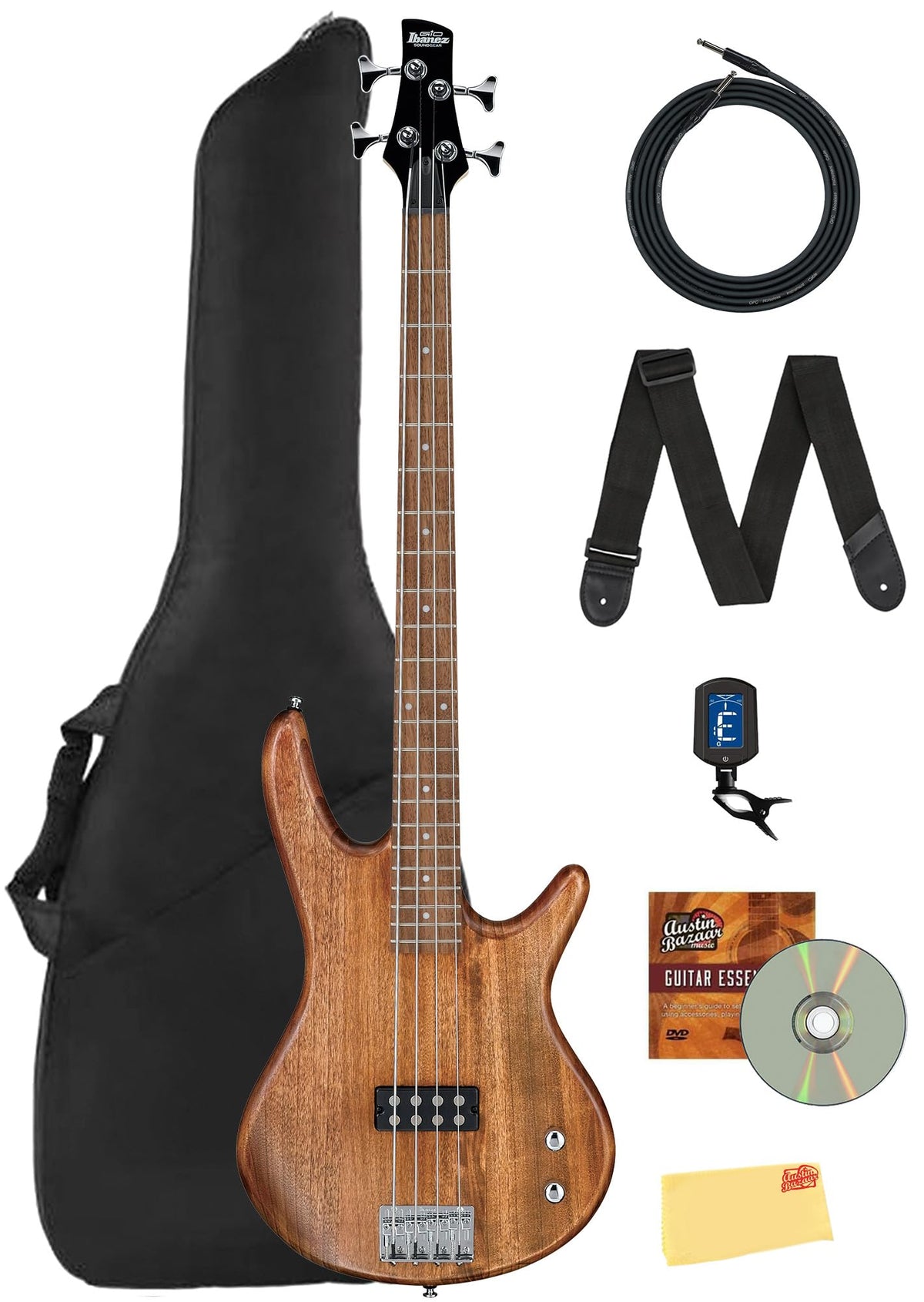 Ibanez GSR100EX SR Gio Bass Guitar - Mahogany Oil w/ Gig Bag