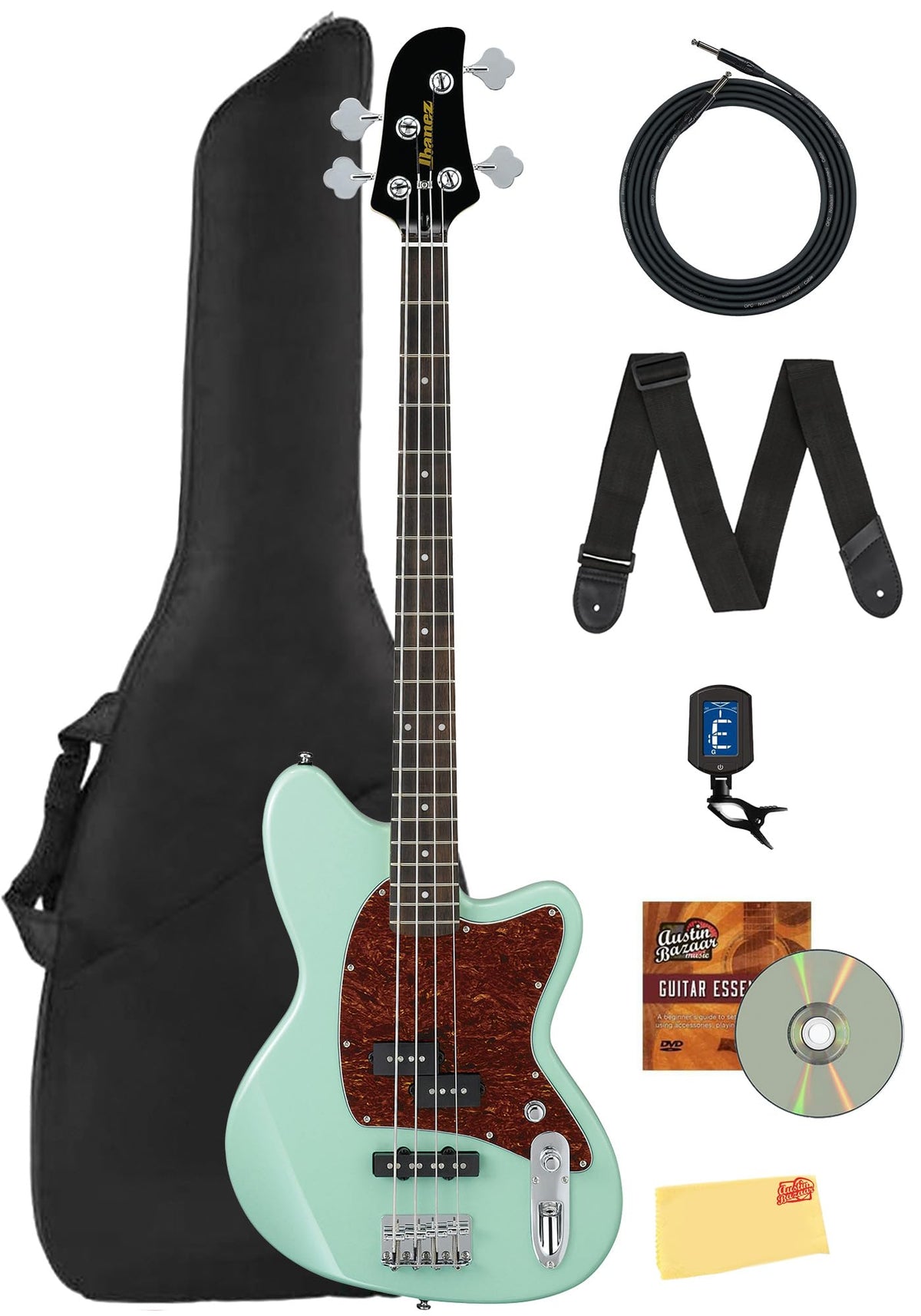 Ibanez TMB100 Talman Bass Guitar - Mint Green w/ Gig Bag
