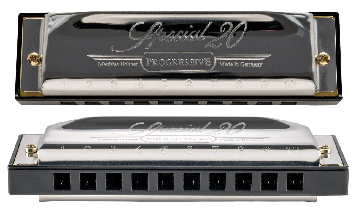 Hohner Special 20 Harmonica - Key of F Sharp w/ Zip Case