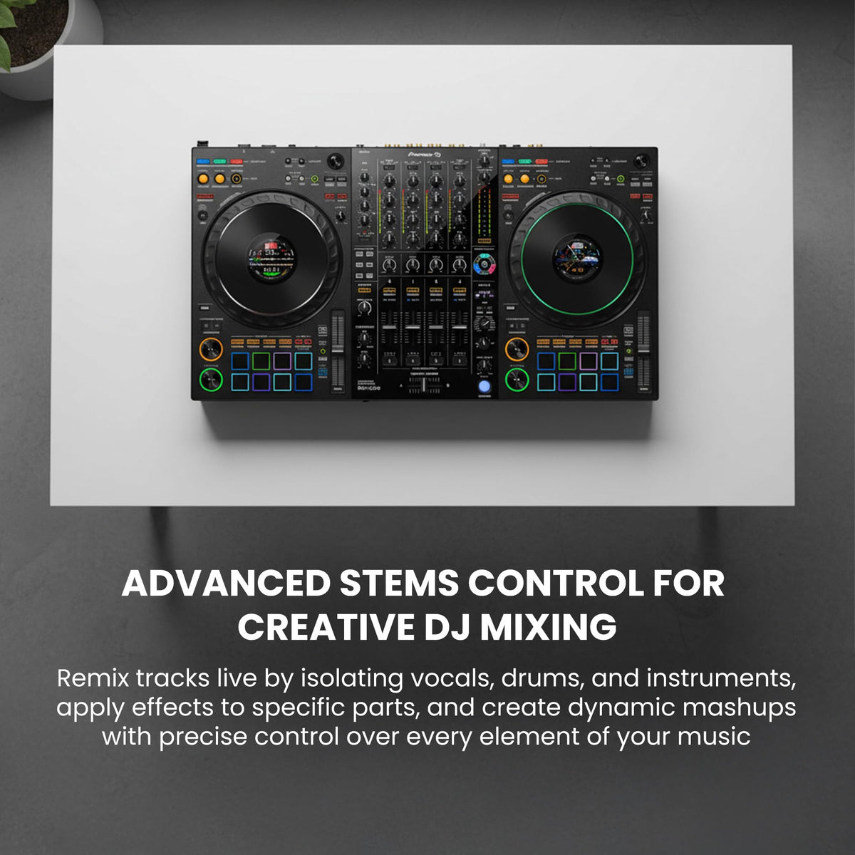 Pioneer DJ DDJ-FLX10 4-Channel Professional DJ Controller - Black w/ Case