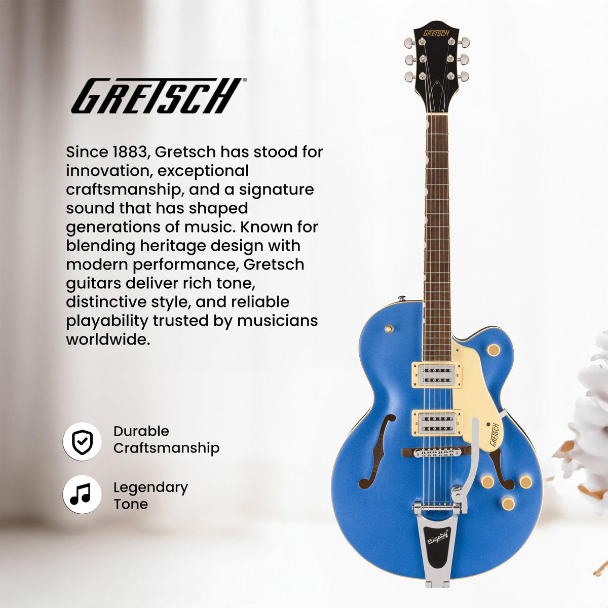 Gretsch G2420T Streamliner Hollow Body Electric Guitar - Fairlane Blue