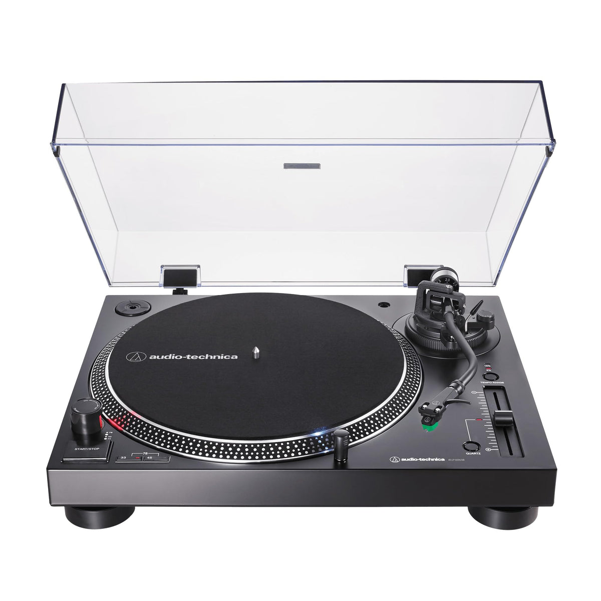 Audio-Technica AT-LP120XUSB Direct-Drive Turntable - Black w/ Headphones