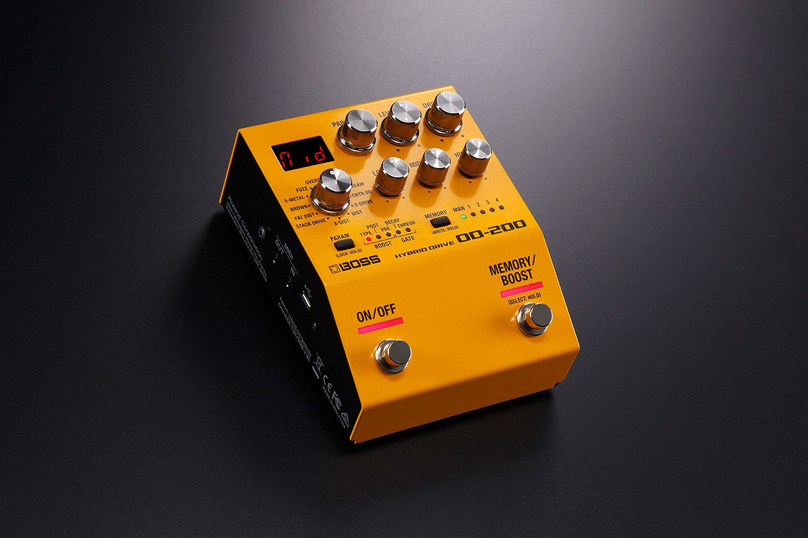 Boss OD-200 Hybrid Drive w/ Instrument Cable