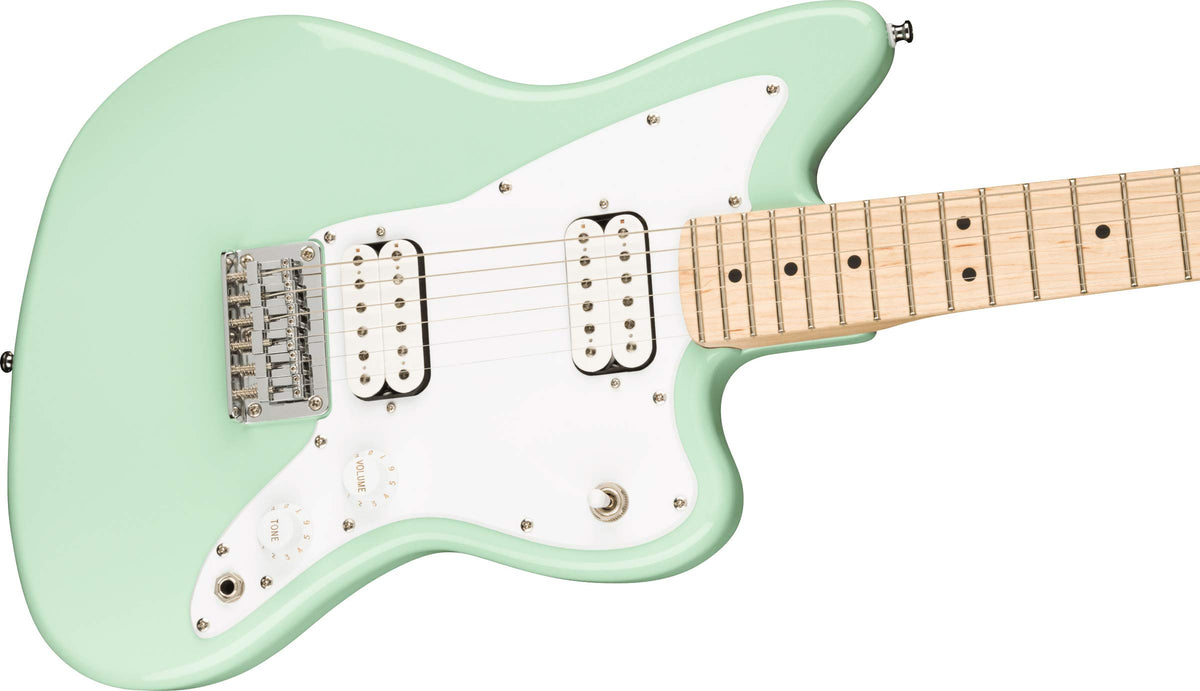 Fender Squier 3/4-Size Kids Mini Jazzmaster HH - Surf Green w/ Amplifier