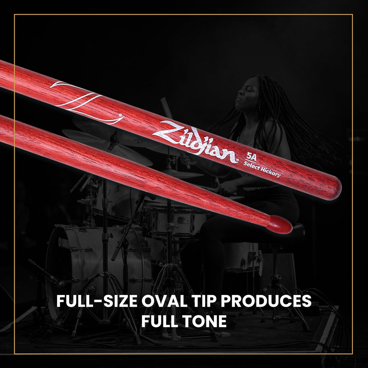 Zildjian 5A Red Drumsticks - 6 Pack