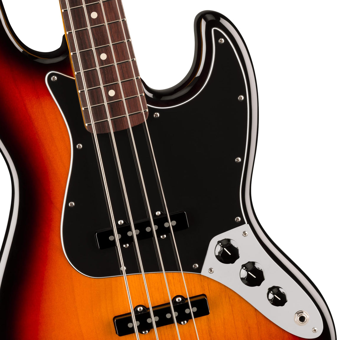 Fender American Professional Classic Jazz Bass - 3-Color Sunburst w/ Cleaning Kit