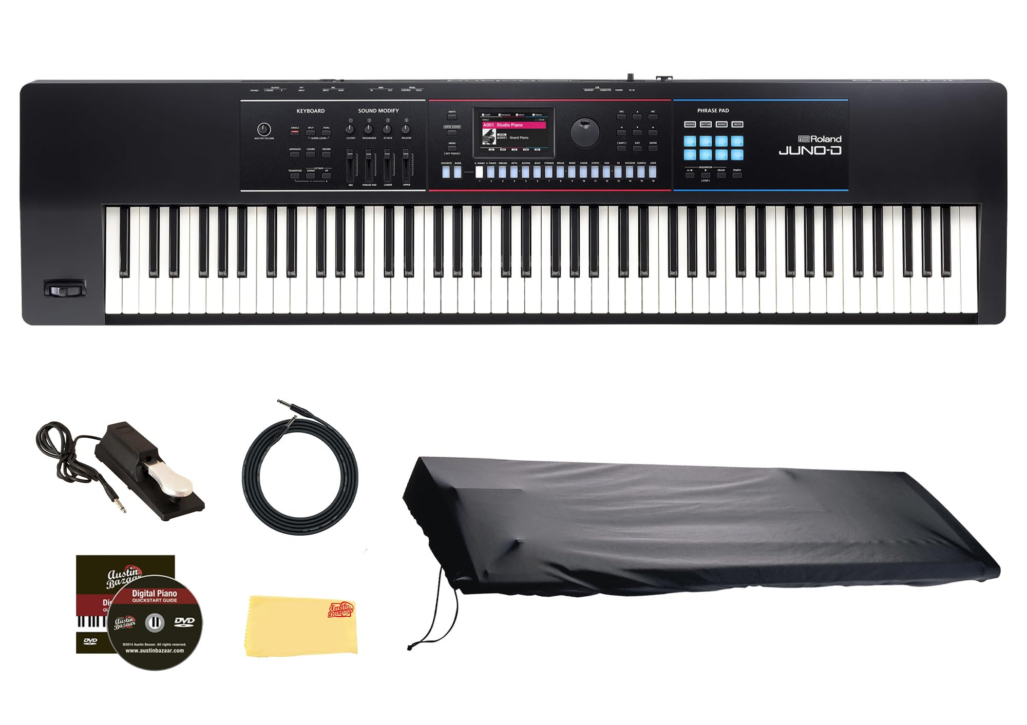 Roland JUNO-D8 88-Key Synthesizer w/ Sustain Pedal