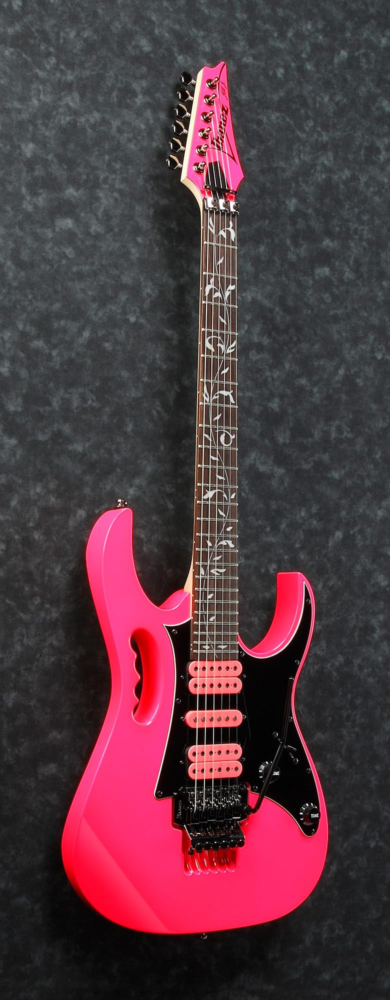 Ibanez JEMJRSP JEM Steve Vai Electric Guitar - Pink w/ Gig Bag