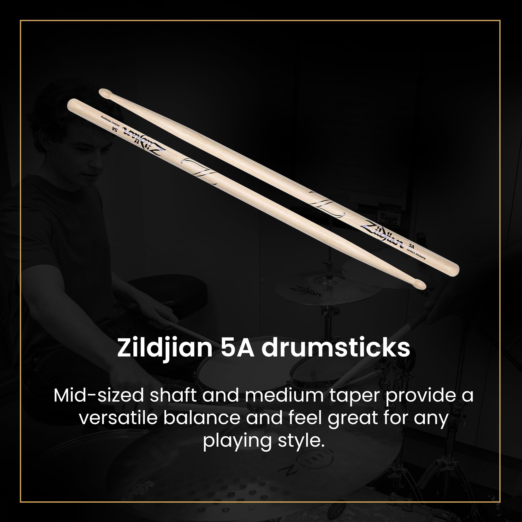 Zildjian ZP4PK Planet Z Complete 14/16/20-Inch Cymbal Pack w/ Cymbal Bag